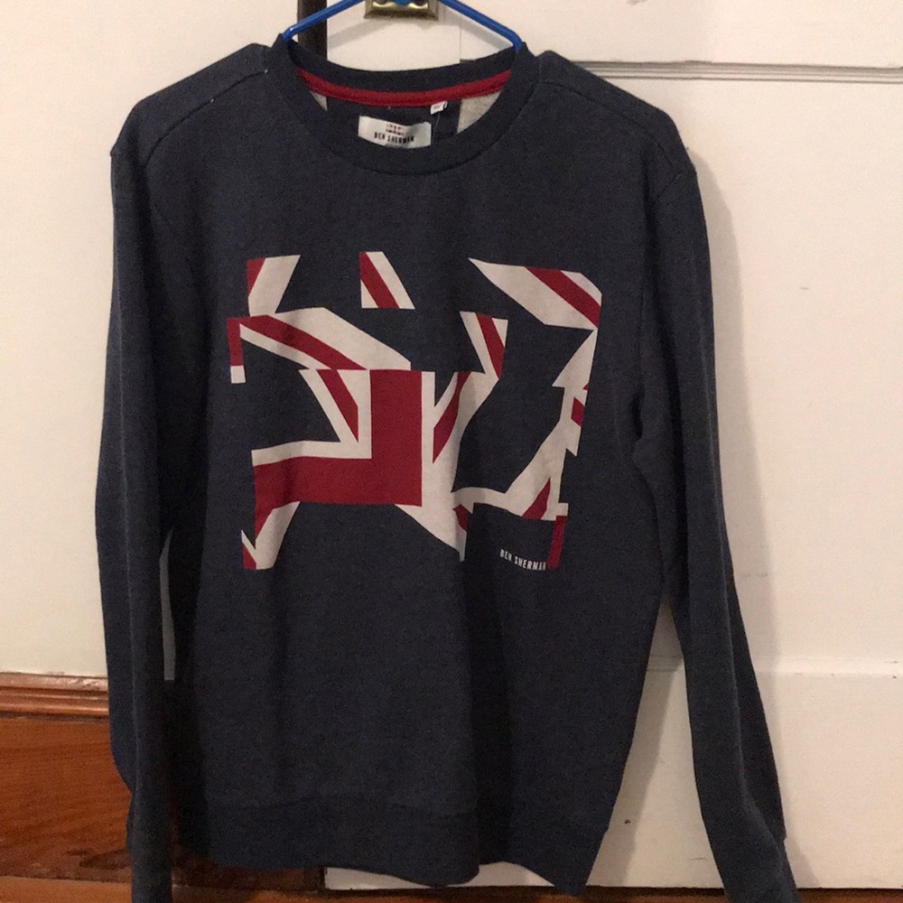 Women’s Ben Sherman Distorted British Flag Crew